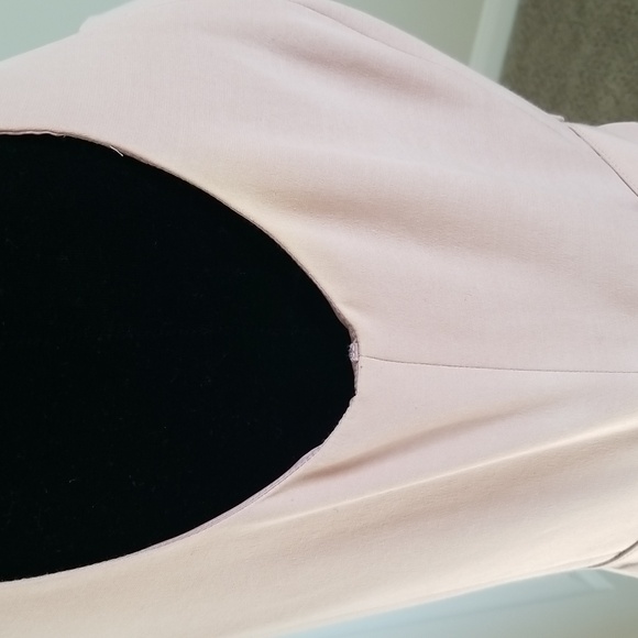 Vintage Due per Due Salmon Pink Elegant Sleeveless Dress - Picture 6 of 7